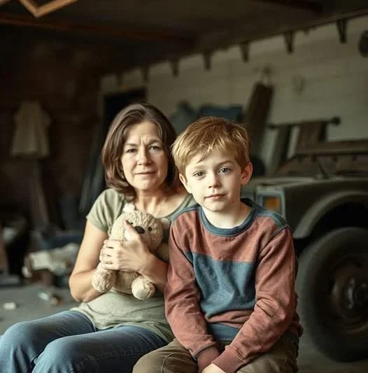 „Mama, warum wohnen wir in der Garage?“, fragte ihr Sohn, der nicht wusste, dass sein Vater die Wohnung verkauft hatte.