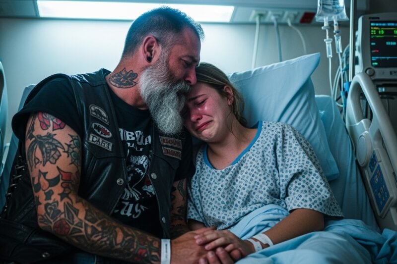 Biker-Vater konnte sich die lebensrettende Operation seiner Tochter nicht leisten – also tat er das Unvorstellbare