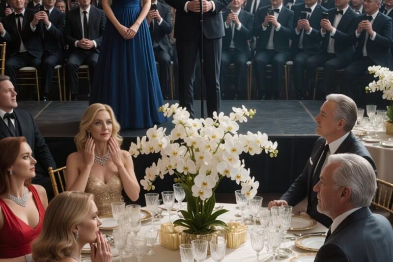 Mein Vater demütigte mich bei seinem Abschiedsessen – bis mein stiller Ehemann vor allen enthüllte, wer er wirklich war …