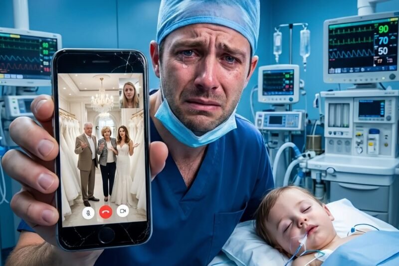 Während mein siebenjähriger Sohn am Herzen operiert wurde, schrieb ich meiner Familie eine SMS. Meine Mutter antwortete kühl: „Hör auf anzurufen. Wir sind alle gerade dabei, Brautkleider für deine Schwester anzuprobieren.“ Ich stand vor dem OP-Saal, meine Hände zitterten vor Wut und Schmerz. Drei Tage später kam eine weitere Nachricht: „Schick 5.000 Dollar für das Kleid.“ Ich schickte 50 Cent zurück und sagte am Telefon: „Die 47.000 Dollar auf meinem Konto – von nun an gehören sie nur noch mir. Sie gehören nicht mehr dieser Familie.“ Die Stille am anderen Ende der Leitung sagte alles, und zum ersten Mal … hatten sie Angst.