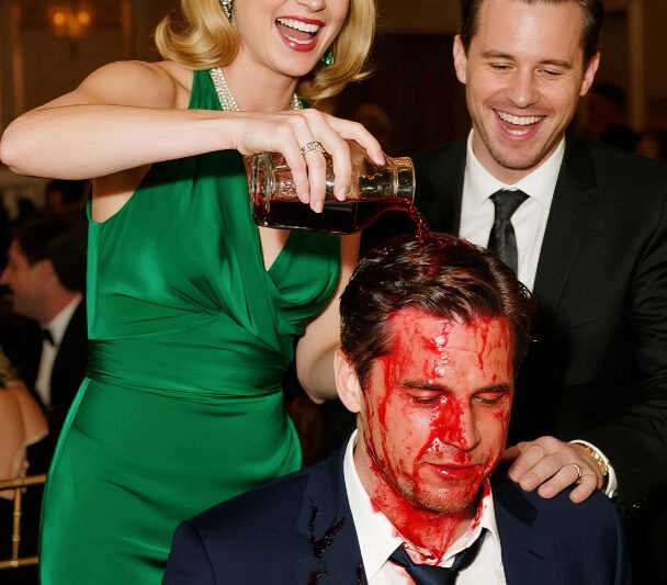 Der CEO und seine Frau blickten verächtlich auf den stillen Mann im schlichten Anzug. Um ihn zu demütigen, schütteten sie ihm vor allen Anwesenden Rotwein über den Kopf. „Wisse, wo dein Platz ist“, flüsterte sie. Er lächelte nur, ging hinaus und telefonierte. Und dann begann ihr 800-Millionen-Dollar-Imperium zu zerfallen.