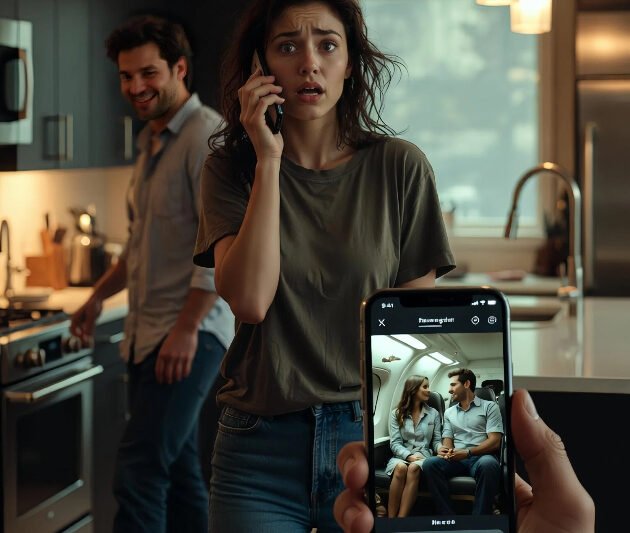 Meine Schwester, eine Pilotin, rief mich an. „Ich muss dich etwas Seltsames fragen. Dein Mann … ist er gerade zu Hause?“ „Ja“, antwortete ich, „er sitzt im Wohnzimmer.“ Ihre Stimme sank zu einem Flüstern. „Das kann nicht sein. Ich sehe ihn gerade mit einer anderen Frau. Sie sind gerade in meinen Flug nach Paris eingestiegen.“ Genau in diesem Moment hörte ich, wie sich die Tür hinter mir öffnete.