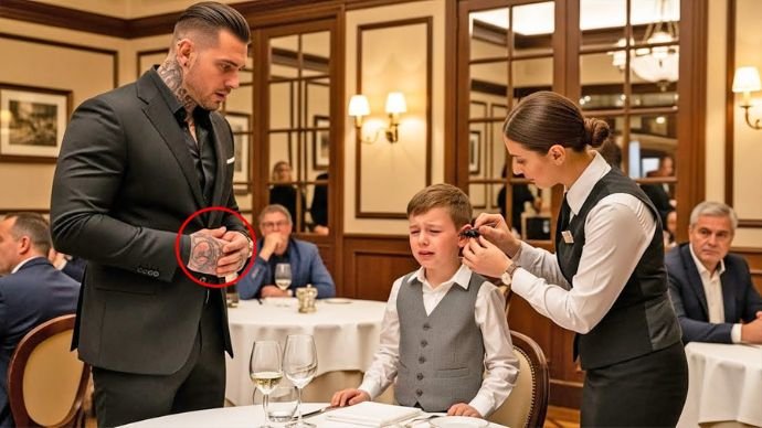 Der Sohn des Mafia-Bosses wurde taub geboren – bis die Kellnerin etwas hervorholte, das ihn schockierte.