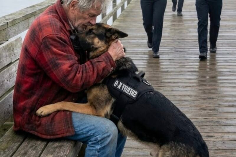 Die Polizei befahl einem Diensthund, einen älteren Veteranen anzugreifen – doch die Reaktion des Hundes versetzte alle in Staunen und veränderte alles.