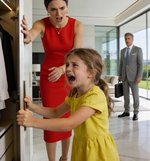 «Er hörte seine Tochter um 2 Uhr morgens aus einem Schrank flehen und entdeckte bei seiner Rückkehr nach Hause die grausame Wahrheit, die seine Frau versteckte.»…