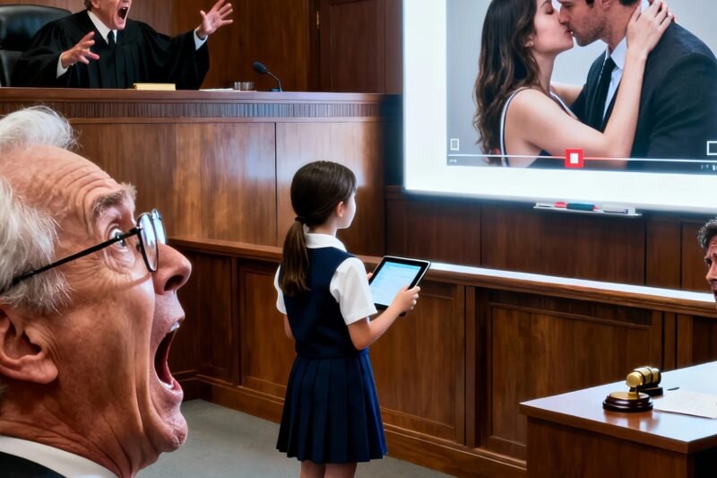 Mein Mann reicht die Scheidung ein, und meine 10-jährige Tochter fragt den Richter: „Darf ich Ihnen etwas zeigen, von dem Mama nichts weiß, Euer Ehren?“