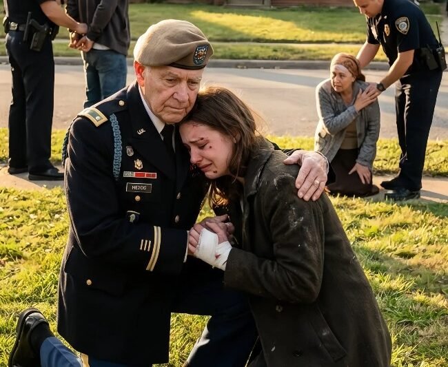 Meine Tochter flüsterte: „Papa, hilf mir!“, und die Verbindung war tot. Ich raste mit 160 km/h zum Anwesen ihrer Schwiegereltern. Mein Schwiegersohn versperrte die Veranda, einen Baseballschläger in der Hand, und höhnte: „Das ist eine private Familienangelegenheit. Deine Tochter brauchte Disziplin.“ Ein Schlag streckte ihn nieder. Drinnen fand ich seine Mutter vor, die meine schreiende Tochter festhielt und ihr die langen Haare absägte. „Das ist der Preis für Ungehorsam“, zischte sie. Ich riss meine Tochter gerade noch rechtzeitig los – sie hatte hohes Fieber und brach in meinen Armen zusammen. Sie dachten, ich würde mich einfach so verabschieden. Sie irrten sich. Es war an der Zeit, dass sie lernten, wer ich wirklich bin.