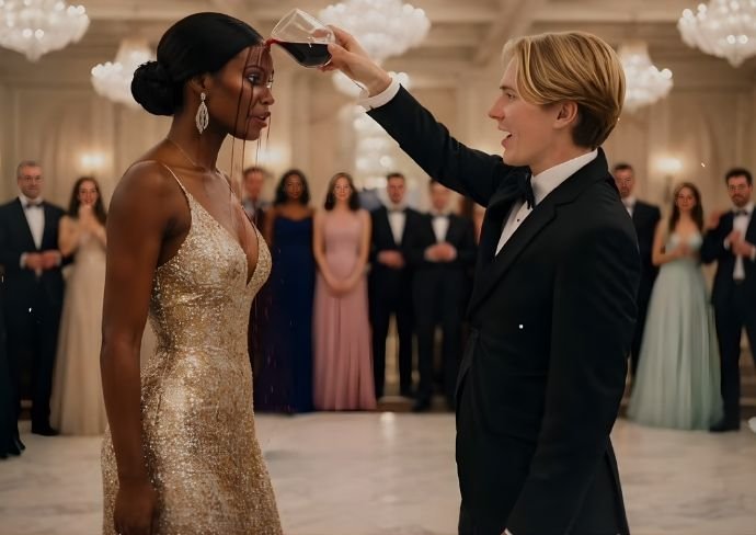 Reicher Junge übergießt schwarze Geschäftsführerin mit Wein – er wusste nicht, dass ihr seine Zukunft gehörte