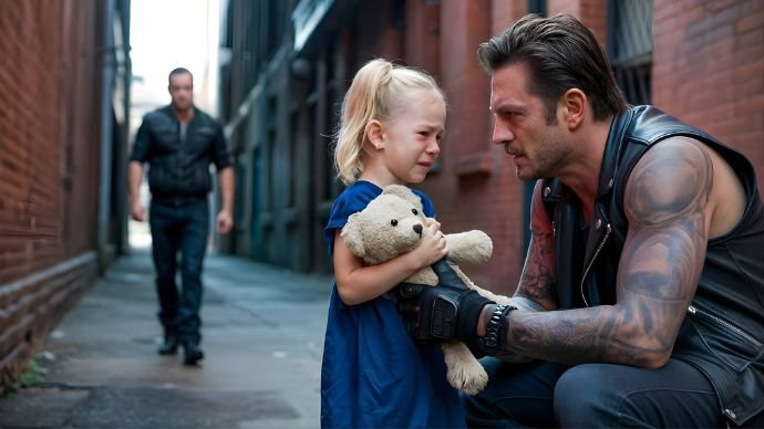 „Bitte tu so, als wärst du mein Papa“, flehte sie – was der Biker tat, schockierte alle und rettete zwölf entführte Kinder.