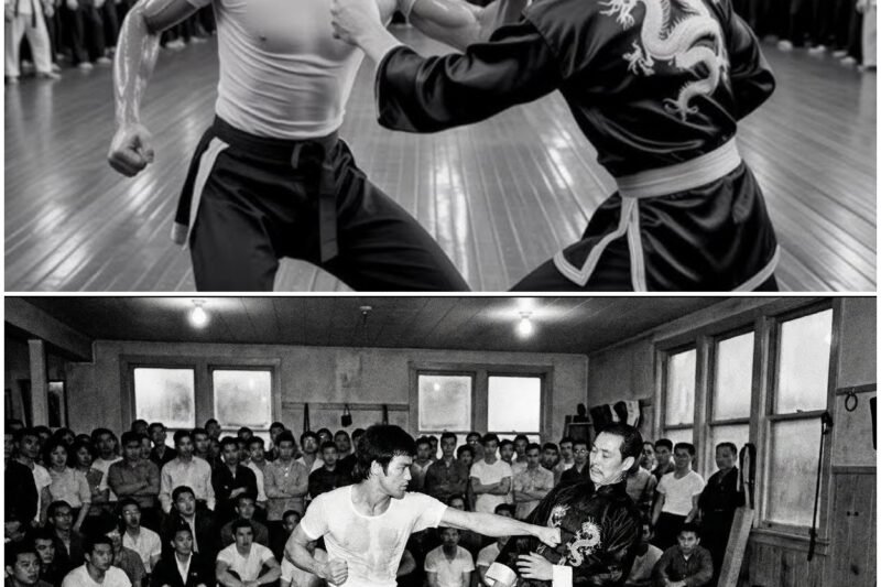 Bruce Lee unterrichtete 500 Schüler, als der arrogante Meister ihn herausforderte – 8 Sekunden später