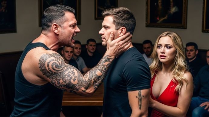 Schläger ohrfeigt alleinerziehenden Vater in Café – ohne zu wissen, dass dieser eine Legende der Delta Force ist