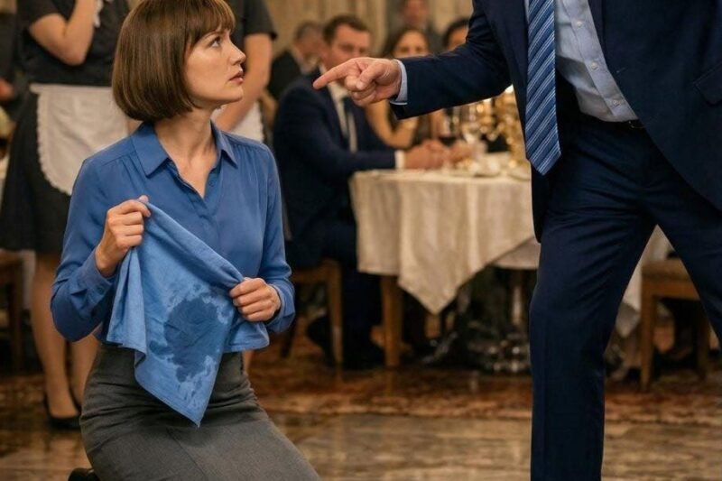 “Heb das sofort vom Boden auf!” – rief der Manager der Kellnerin zu, doch das ganze Restaurant blieb stehen, als die Frau ihre Schürze auszog und sagte: “Du bist gefeuert.”