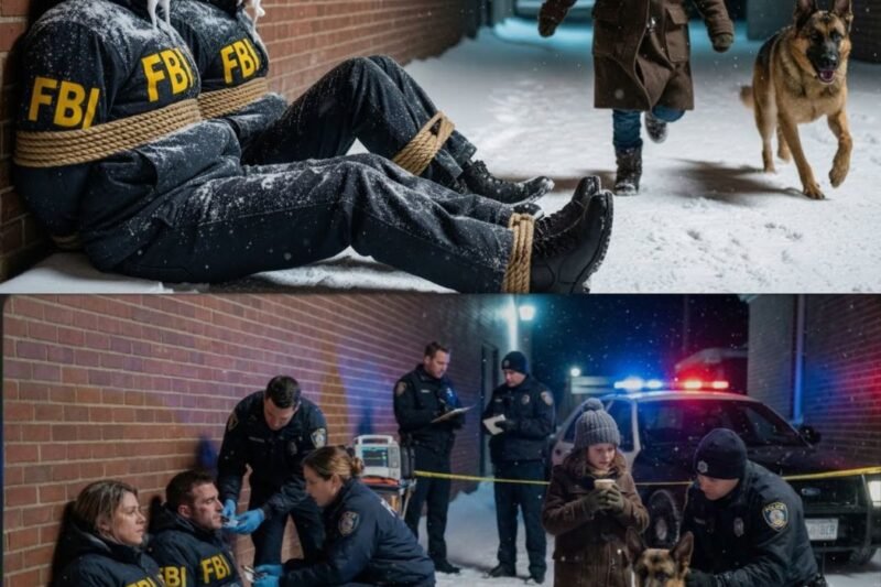 Kleines Mädchen und ihr Polizeihund finden zwei gefesselte und vergiftete FBI-Agenten – WAS DANN GESCHAH …