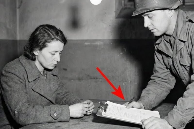 “Er hat meinen Namen gesprochen”, bricht deutsche Kriegsgefangene aus, als amerikanischer Soldat ihre Sprache benutzt