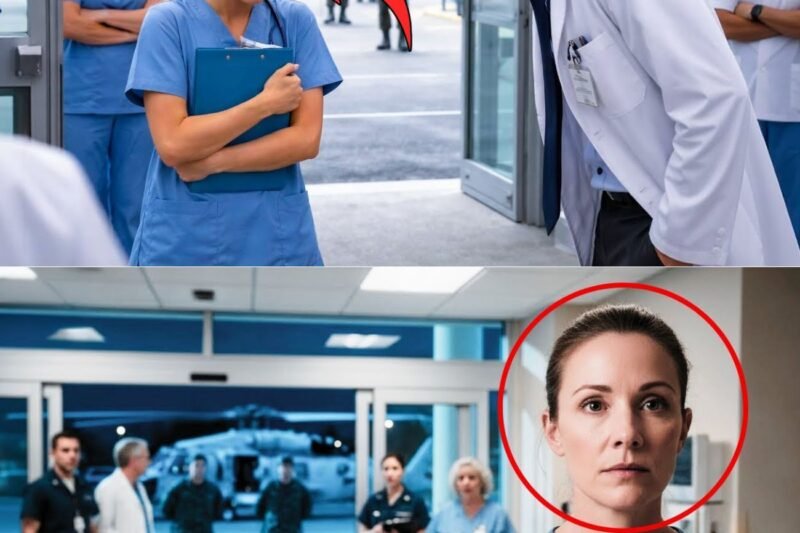 Sie verspotteten die stille neue Krankenschwester – bis ein Navy-Hubschrauber landete und forderte…