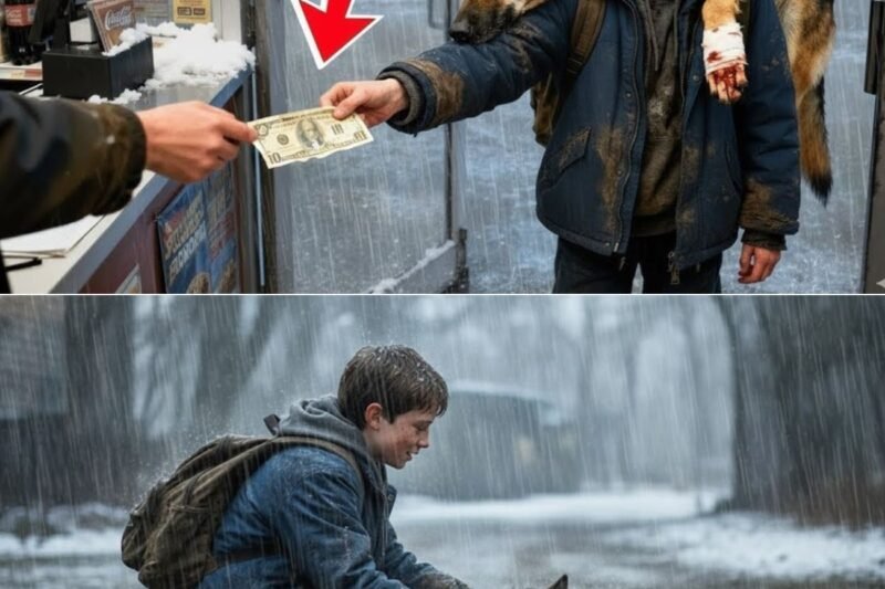 Obdachloser Junge gab seine letzten 10 € für verletzten Hund – und sein Leben änderte sich für immer