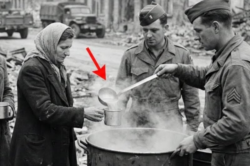 Wir waren am verhungern”, Deutsche Kriegsgefangene schockiert von amerikanischen Suppentöpfen
