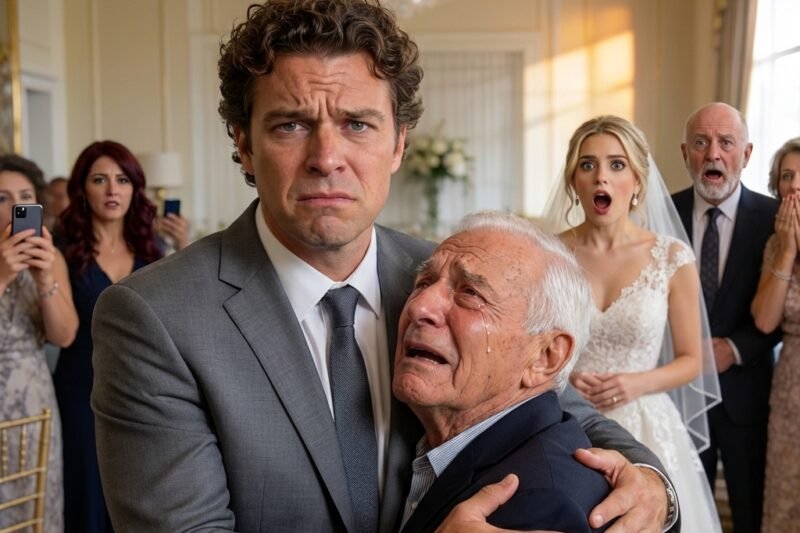 An meinem Hochzeitstag machten sich meine Schwiegereltern vor 500 Leuten über meinen Vater lustig. Sie sagten: „Das ist kein Vater – das ist Abschaum.“ Meine Verlobte lachte. Ich stand auf und sagte die Hochzeit ab. Mein Vater sah mich an und sagte: „Mein Junge … ich bin Milliardär.“ Mein ganzes Leben veränderte sich für immer.