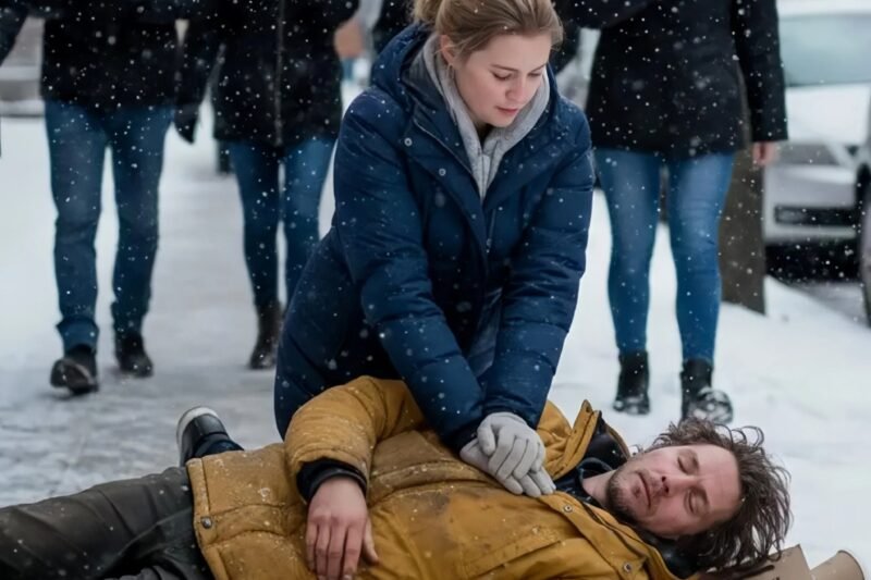 Am Valentinstag leistete ich einem Obdachlosen Erste Hilfe – am nächsten Tag fuhr eine Limousine mit meinem Namen darauf vor mein Haus.