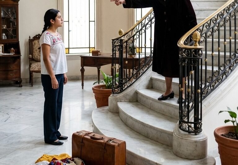 „Raus aus meinem Haus, du Schmarotzer!“, schrie Doña Gloria und warf meinen Koffer die