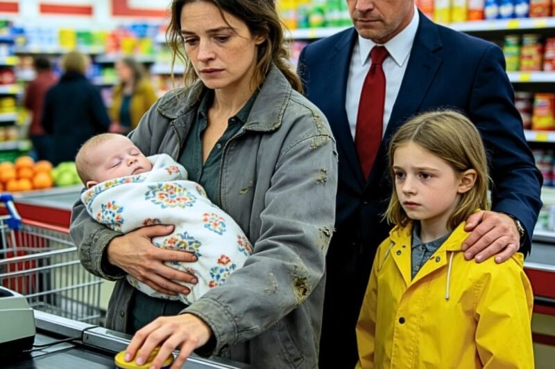 Ein Millionär beobachtete, wie eine alleinerziehende Mutter die Milch ihrer Tochter zurückstellte – was er dann tat, schockierte alle.