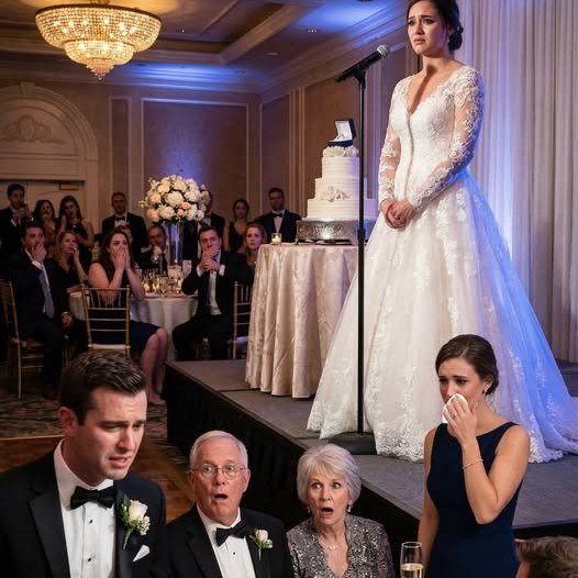 Meine Schwiegereltern machten sich während der Hochzeitsrede über die Armut meiner Mutter lustig, um die 500 Gäste zu unterhalten. Als mein Verlobter in das Gelächter einstimmte, wurde mir klar, dass ich nicht in eine Familie einheiratete, sondern in ein Wespennest geriet. Leise schnappte ich mir das Mikrofon, verriet ein Geheimnis über ihr „Vermögen“, woraufhin die Musik verstummte, und ließ den Ring auf der Torte liegen, bevor ich für immer verschwand.