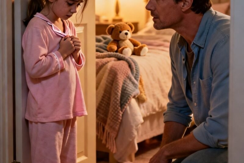 „Papa… mein Rücken tut so weh, dass ich nicht schlafen kann. „Mama hat mir gesagt, ich hätte kein Recht, es dir zu sagen.“ — Ich war gerade von einer Geschäftsreise zurückgekehrt, als das Flüstern meiner Tochter das Geheimnis enthüllte, das ihre Mutter verbergen wollte.12 min read