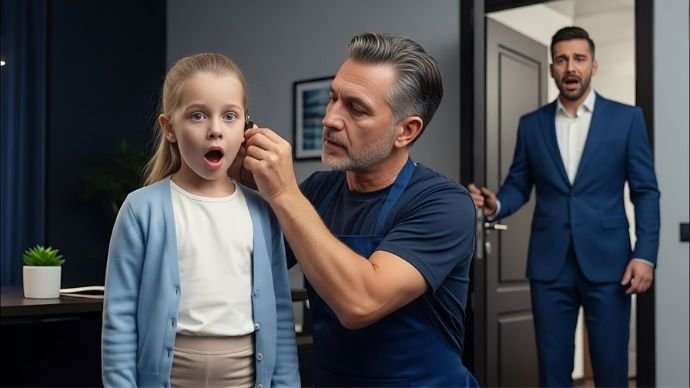 Die Tochter des Milliardärs wurde taub geboren – bis der Hausmeister etwas hervorholte, das sie schockierte.