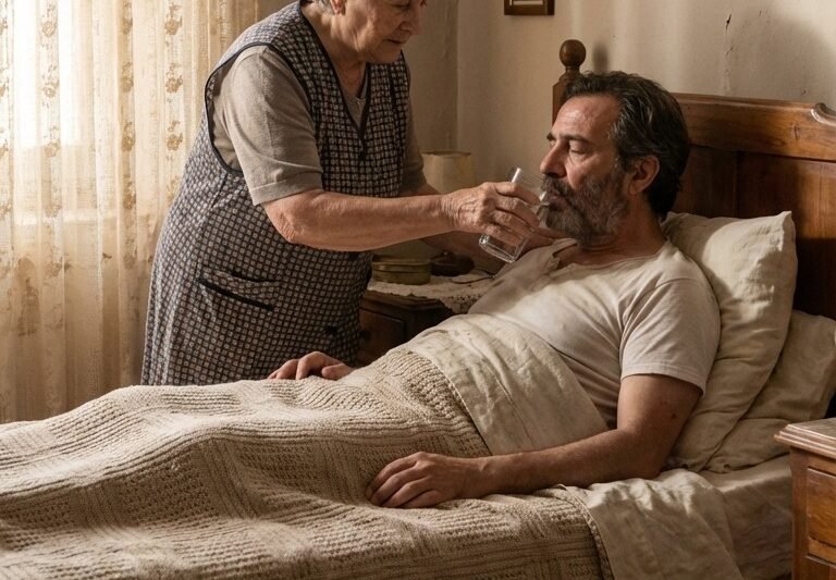 Eine 83-jährige Mutter löste 70 Schlaftabletten in Wasser auf… Sie gab es ihrem 46-jährigen Sohn eigenhändig zu trinken, und was dann geschah, rührte alle zu Tränen