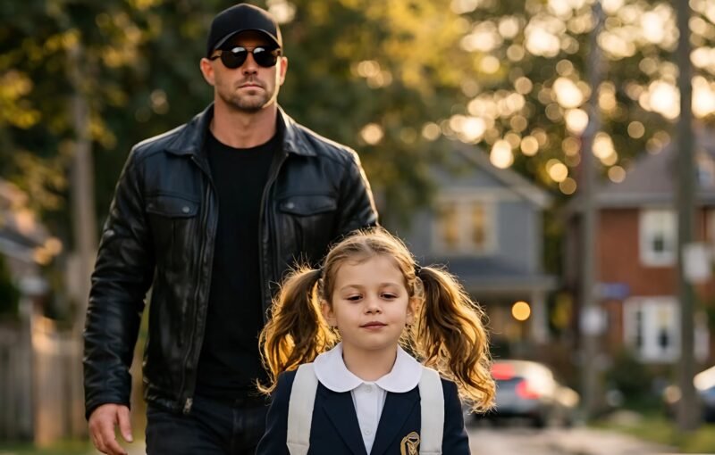 Ein siebenjähriges Mädchen bemerkte nach der Schule, dass ein fremder Mann ihr folgte… doch anstatt wegzulaufen oder zu schreien, tat sie etwas völlig Unerwartetes 😲🫣