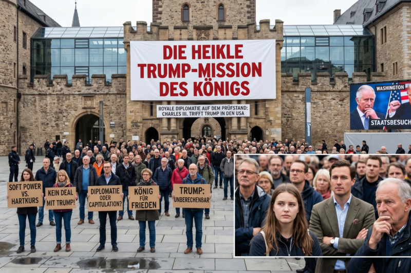 Die heikle Trump-Mission des Königs