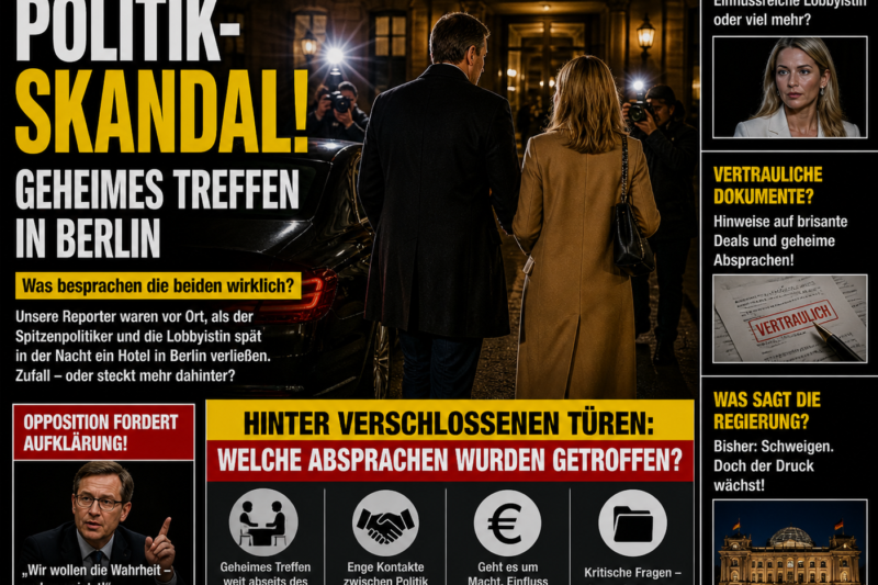 POLITIK-SKANDAL! GEHEIMES TREFFEN IN BERLIN!