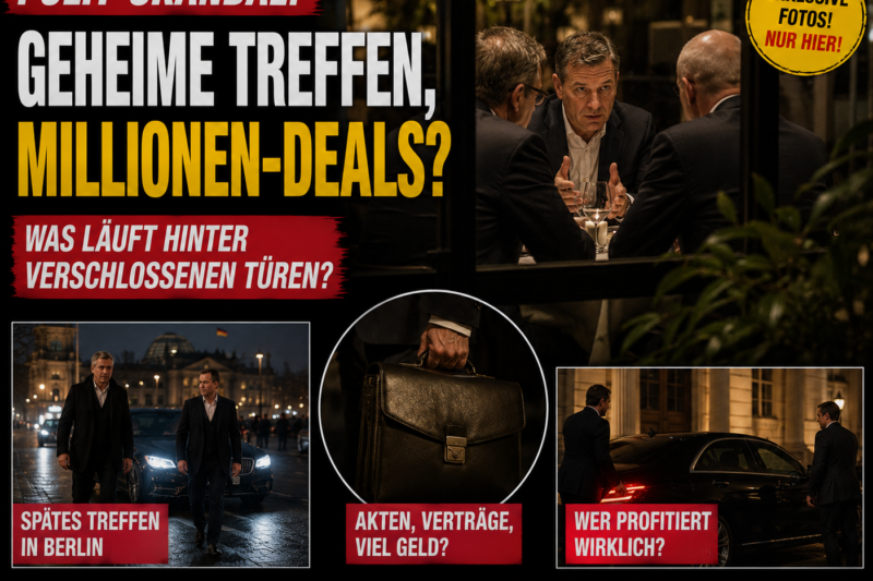 POLIT-SKANDAL ERSCHÜTTERT BERLIN!