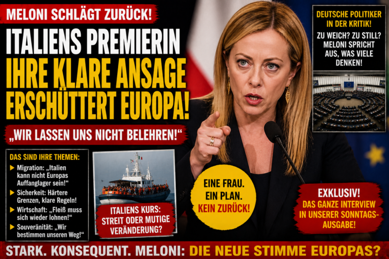 ITALIENS REGIERUNGSKURS IM FOKUS!
