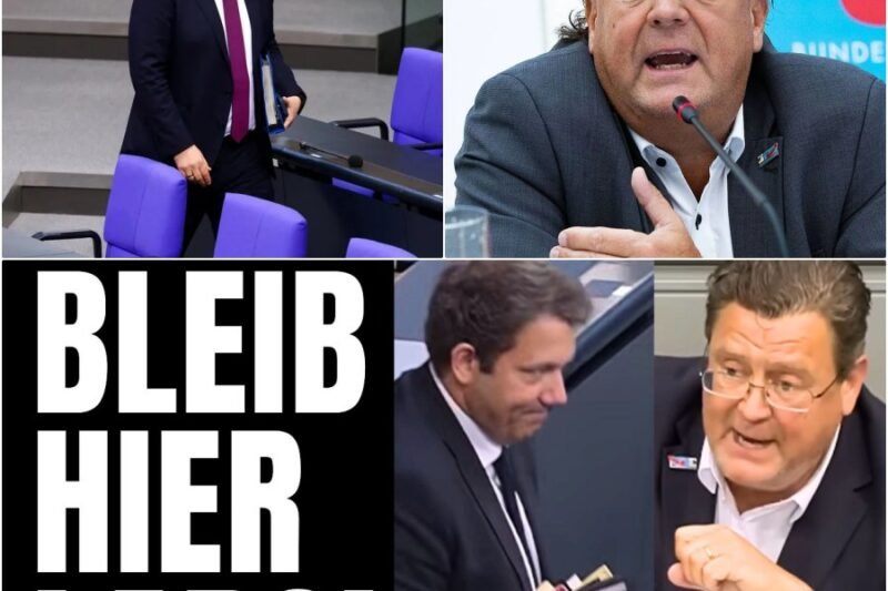 Komm gefälligst zurück!” – Lars Klingbeil flüchtet aus dem Bundestag, während AfD das „Diäten-Kartell“ entlarvt!