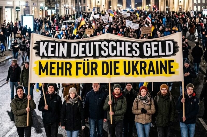 Hunderte demonstrieren in Berlin: Debatte über Staatsausgaben und gesellschaftliche Prioritäte