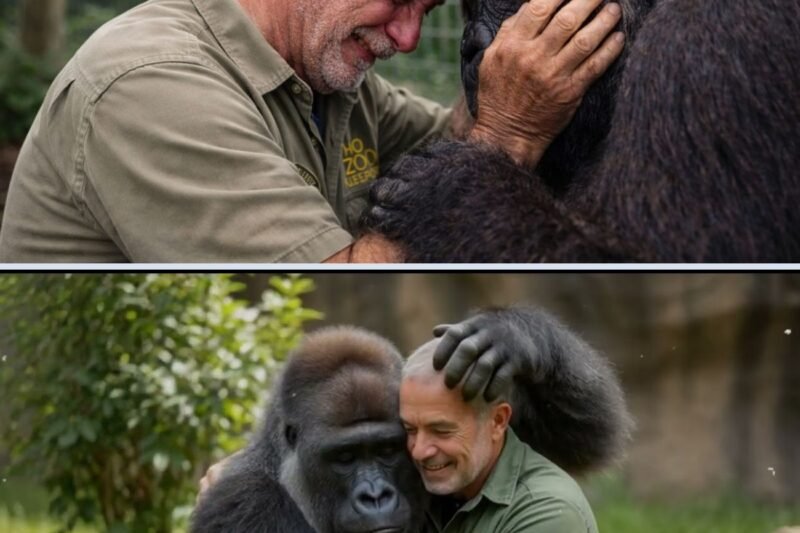 Ein Gorilla begann, seinen Pfleger 15 Mal am Tag zu umarmen – Niemand wusste warum … bis jetzt!