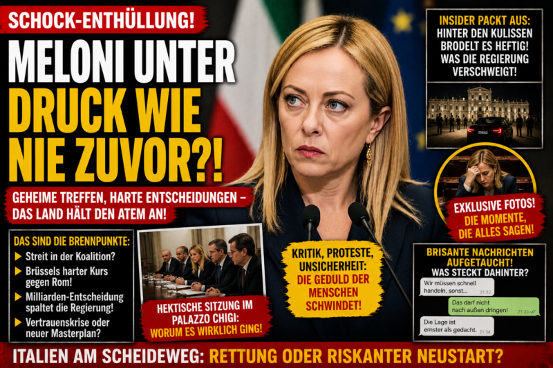 REGIERUNG UNTER DRUCK WIE NIE ZUVOR?!