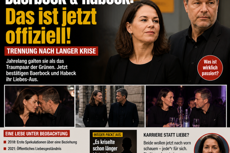Liebes-Aus in der Politik! Baerbock & Habeck: Das ist jetzt offiziell!