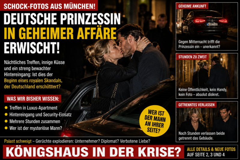 SCHOCK-FOTOS AUS MÜNCHEN! Fiktive deutsche Prinzessin in geheimer Affäre?