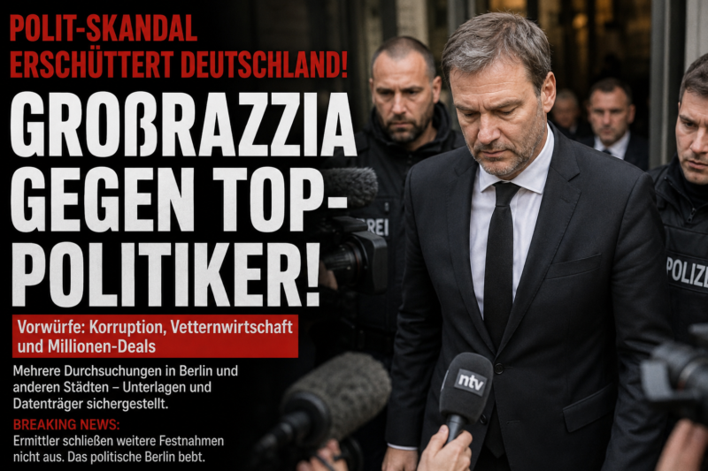 POLIT-SKANDAL ERSCHÜTTERT DEUTSCHLAND!
