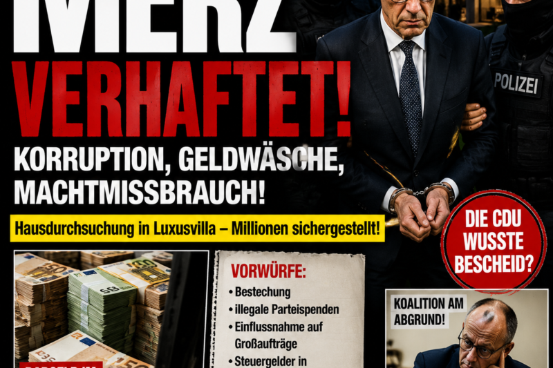 Massive Vertuschung durch die Regierung: Merz mit geheimen Offshore-Konten in Verbindung gebracht
