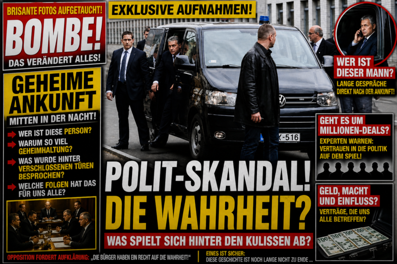 POLIT-SKANDAL! GEHEIME ANKUNFT SORGT FÜR AUFSEHEN!