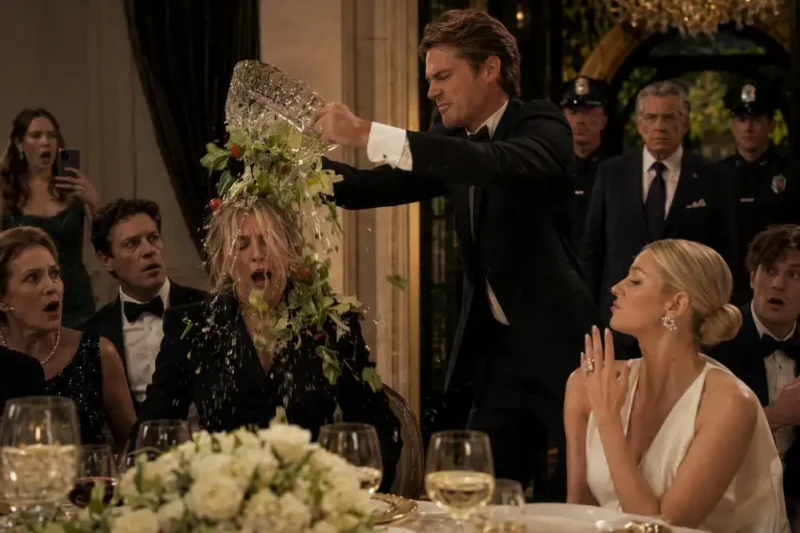 Er nannte mich “aus zweiter Hand” und demütigte mich bei seinem Mansion wedding dinner-dann kam mein Vater herein v.
