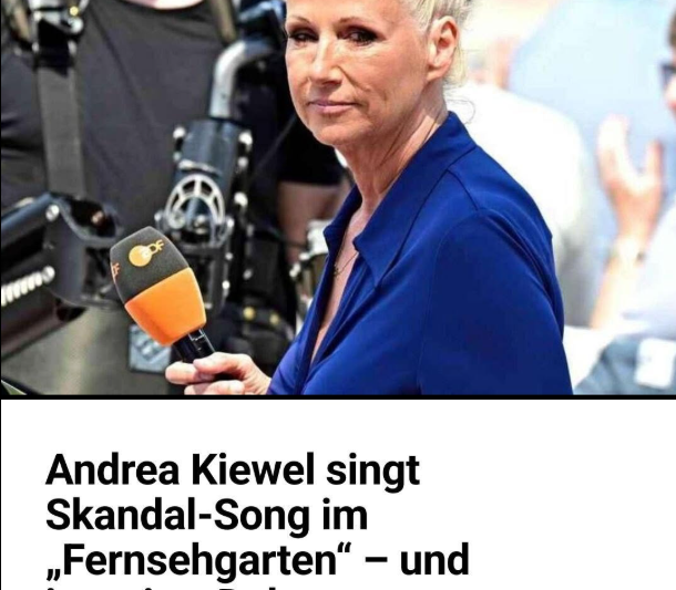 Andrea Kiewel singt Skandal-Song im „Fernsehgarten“ – und ignoriert Debatte