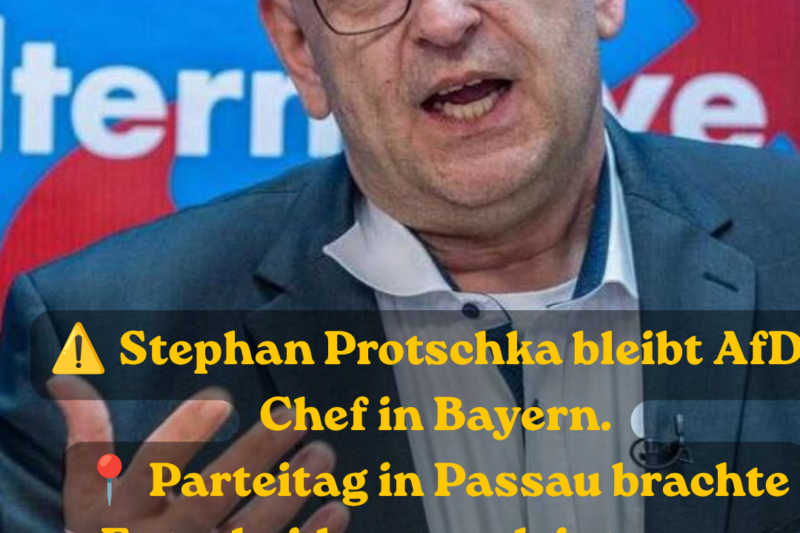 AfD-Landeschef in Bayern steht nach erbittertem internem Machtkampf fest Der Landesparteitag der bayerischen AfD in Passau wurde von internen Machtkämpfen dominiert. Am Ende setzt sich Vorsitzender Protschka durch.