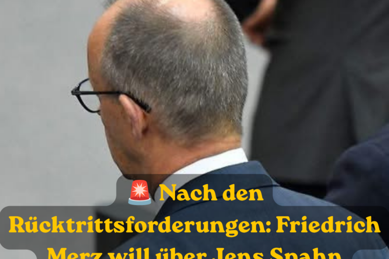 Merz will in nächster CDU-Präsidiumssitzung über Spahn sprechen