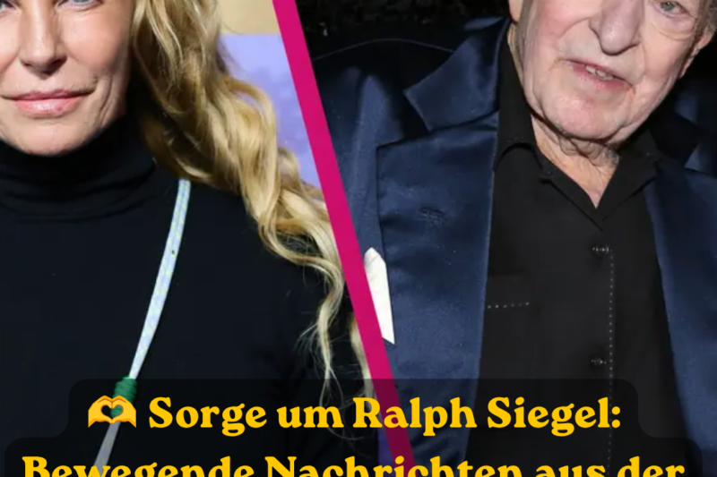 Ralph Siegel aus Koma erwacht: Giulia Siegel teilt bewegende Zeilen