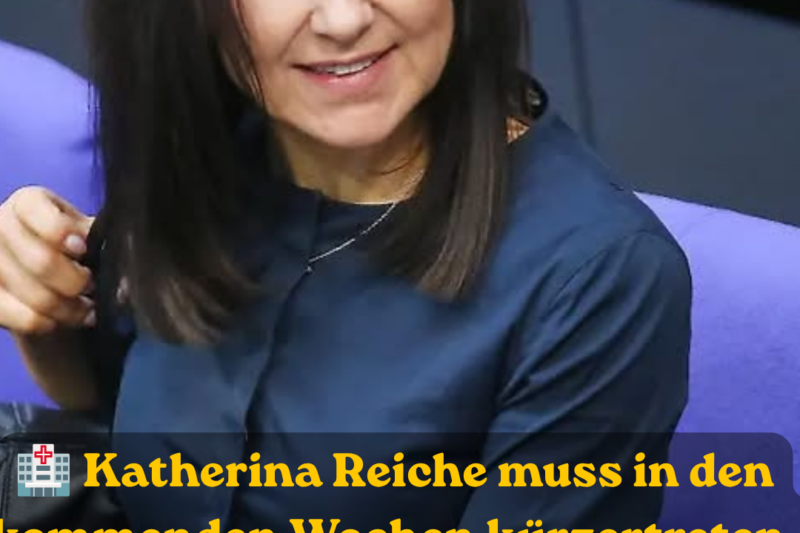 Bundesministerin Katherina Reiche muss sich OP unterziehen
