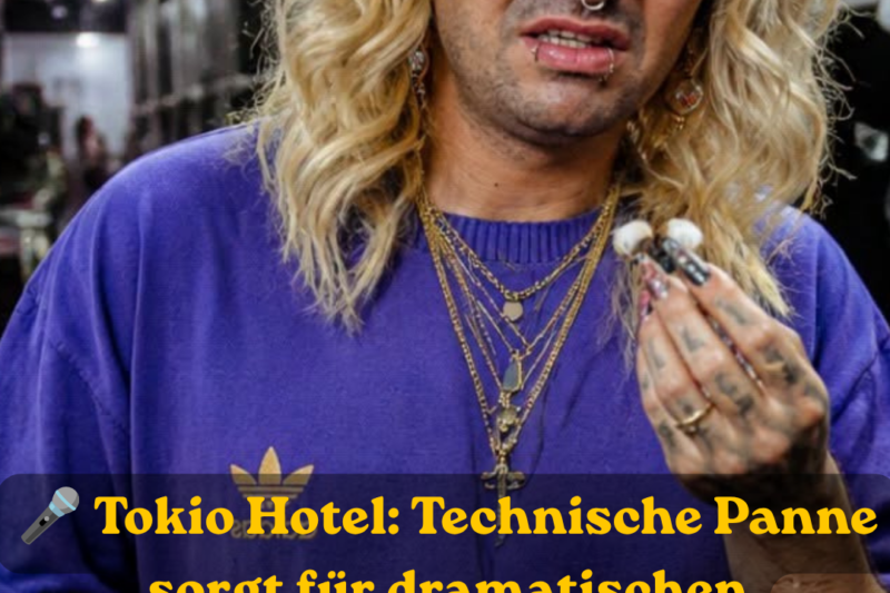 Bill Kaulitz: „Schlimmste Panne meiner Karriere“ bei Jubiläumskonzert